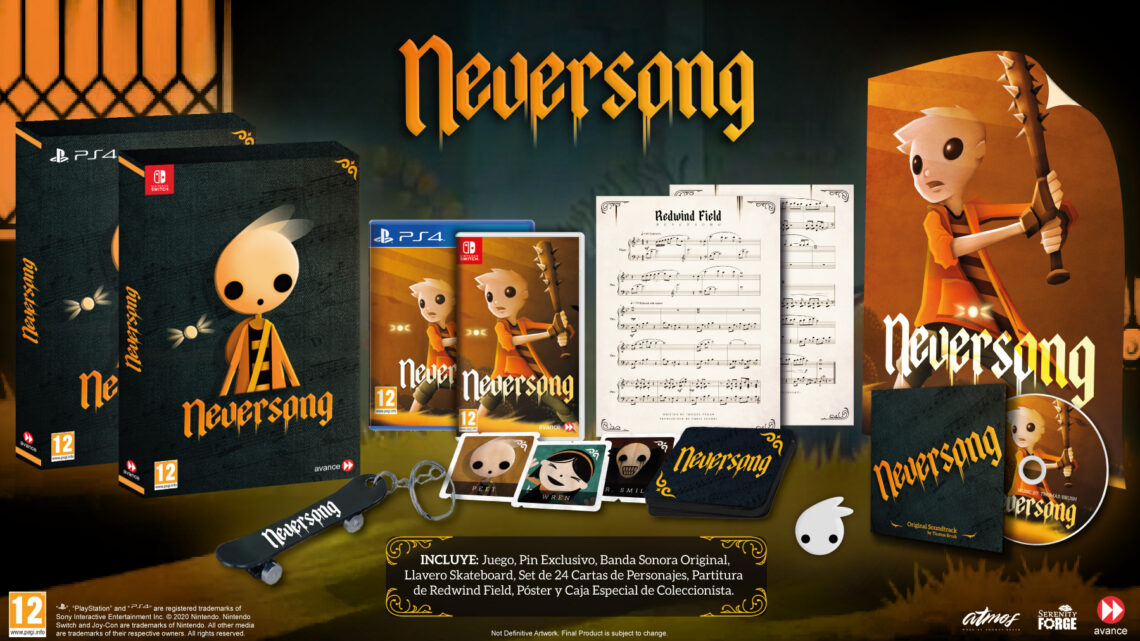 Avance anuncia una preciosa edición física de Neversong para PS4 y Switch