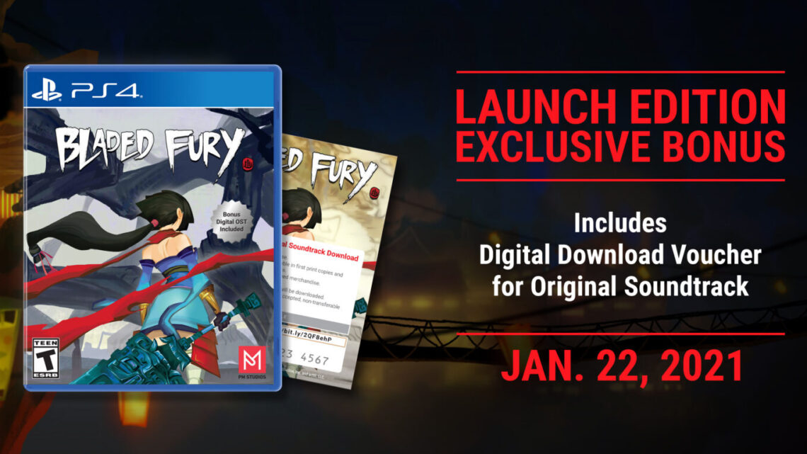Bladed Fury debutará en formato físico el 21 de enero
