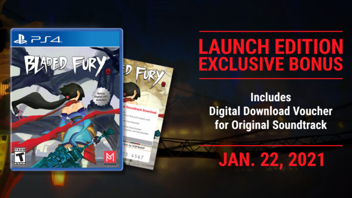 Bladed Fury debutará en formato físico el 21 de enero