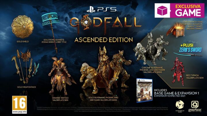 Detallados los contenidos de la ‘Ascended Edition’ de Godfall, que será exclusiva de GAME en España
