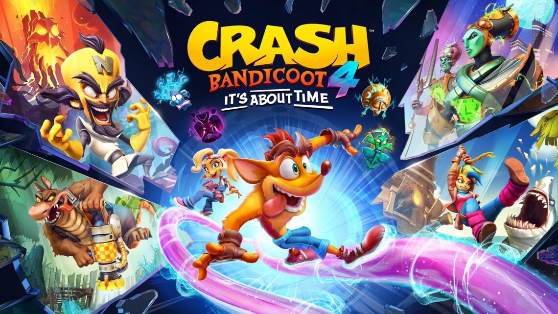 Así luce Crash Bandicoot 4: It’s About Time en PlayStation 5