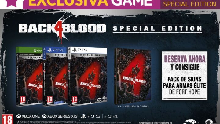 GAME contará en exclusiva con la edición especial de Back 4 Blood