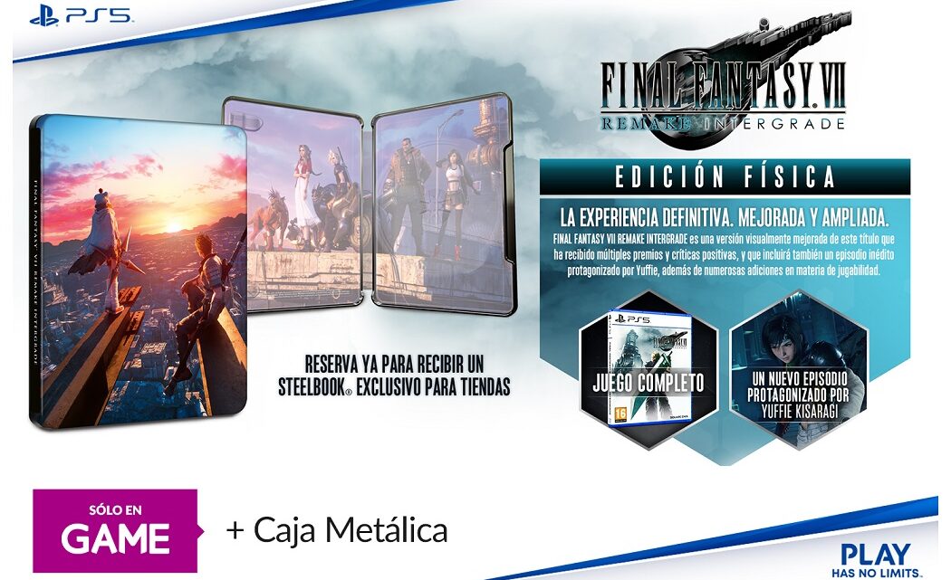 GAME ofrecerá una preciosa caja metálica con la reserva de Final Fantasy VII Remake Integrade