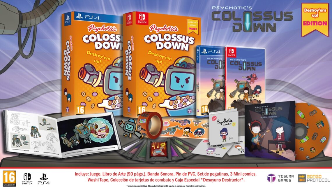 Colossus Down llegará en una espectacular edición física a PlayStation 4 y Switch