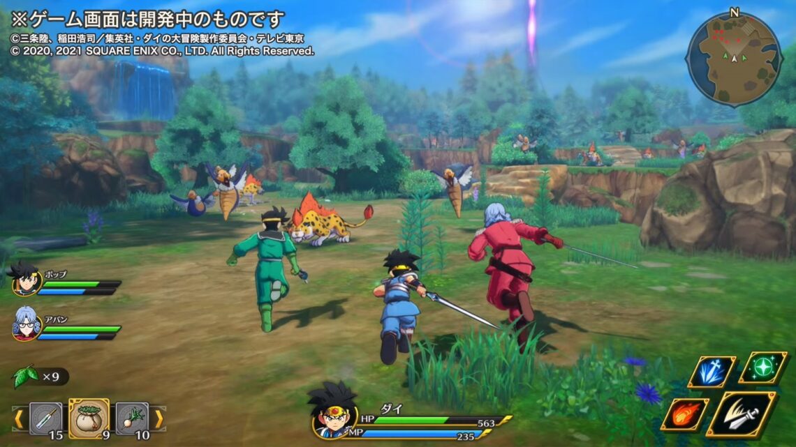 Nuevas imágenes oficiales de Infinity Strash – Dragon Quest: The Adventure of Dai