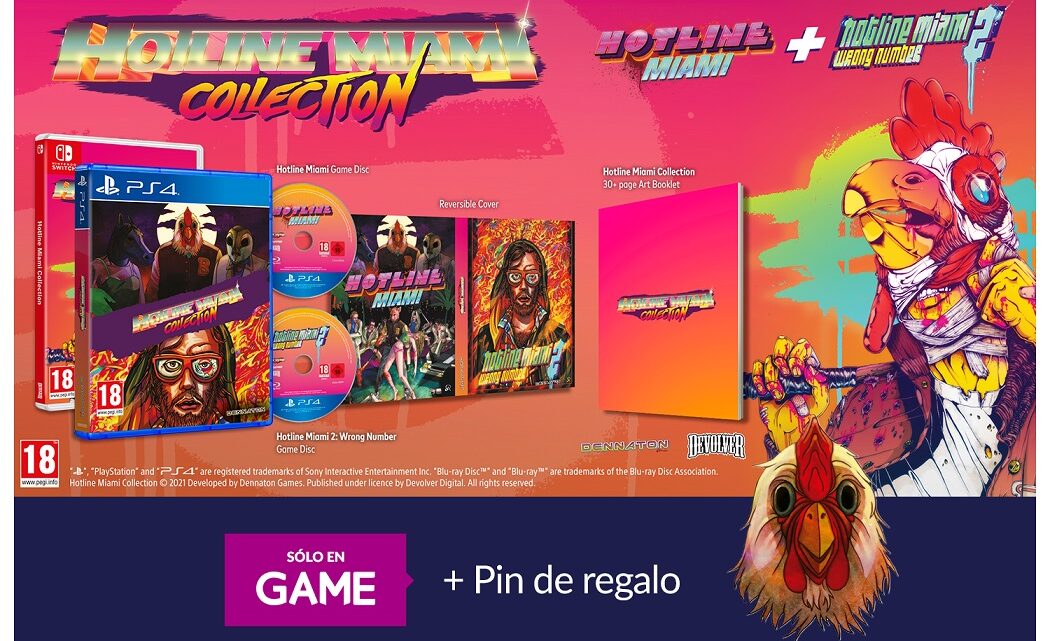 GAME anuncia los extras por reservar Hotline Miami Collection para PS4 y Switch