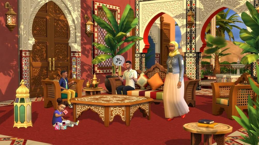 Oasis en el patio ya disponible en Los Sims 4