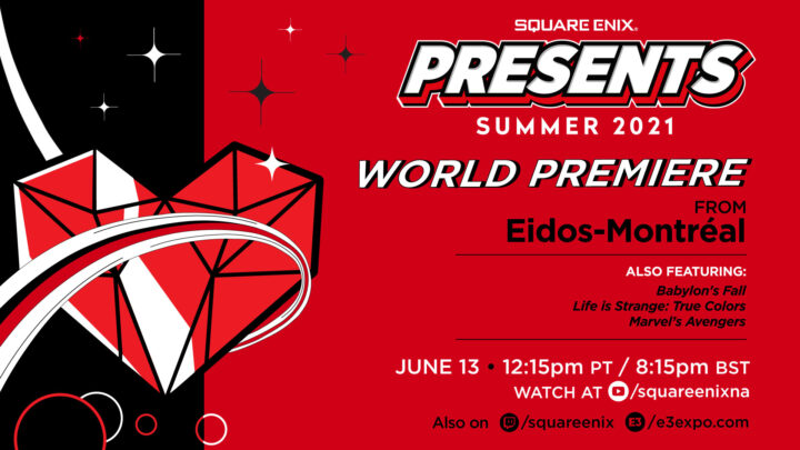 El ‘Square Enix Presents: Summer 2021’ será el domingo 13 de junio a las 21:15, con nuevo juego de Eidos Montreal