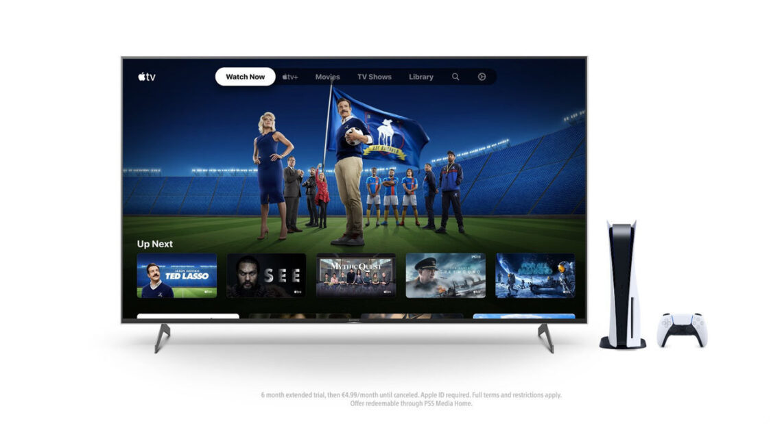 PlayStation regala 6 meses de acceso a Apple TV+ para PS5