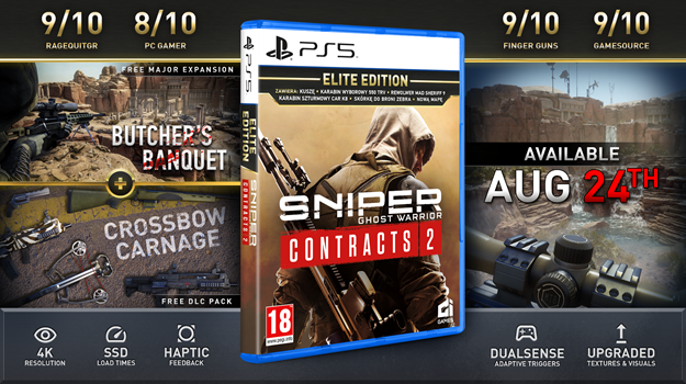Sniper Ghost Warrior Contracts 2 se despliega en PS5 | Tráiler de lanzamiento