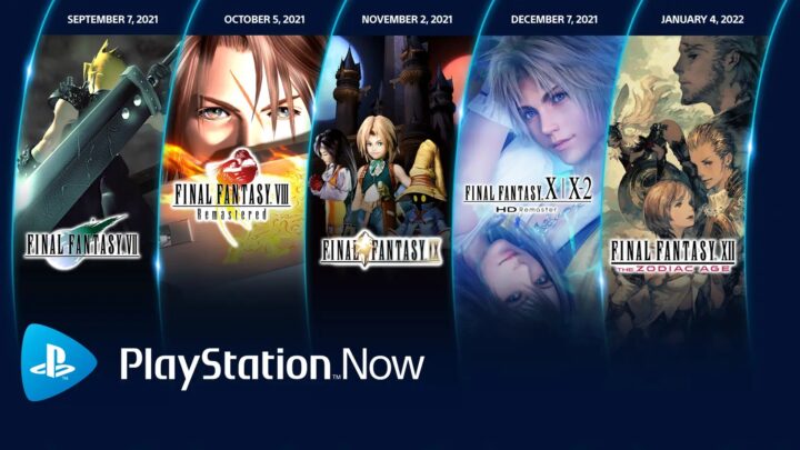 Cinco entregas de la saga Final Fantasy llegarán progresivamente a PlayStation Now