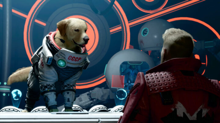 Marvel’s Guardians of the Galaxy nos presenta a Cosmos, el perro espacial, en su último vídeo