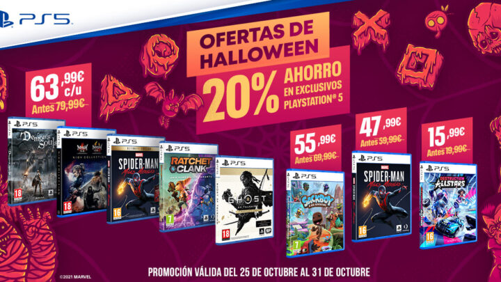 Halloween llega a las tiendas físicas con descuentos terroríficos en títulos de PS5