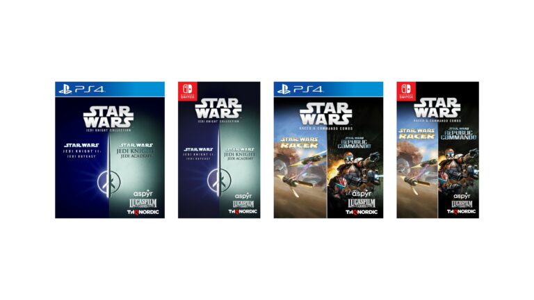 Star Wars Jedi Knight Collection y Star Wars Racer and Commando Combo llegan en formato físico a PS4 el 26 de octubre