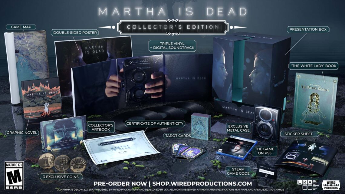 Revelada la Collector’s Editiony la banda sonora en vinilo triple de Martha Is Dead