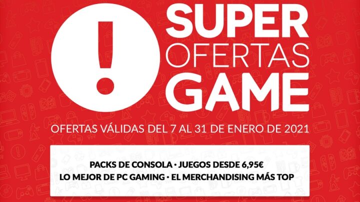 Arrancan en GAME las ‘Super Ofertas de Enero’, con descuentos en juegos, consolas, merchandising y más