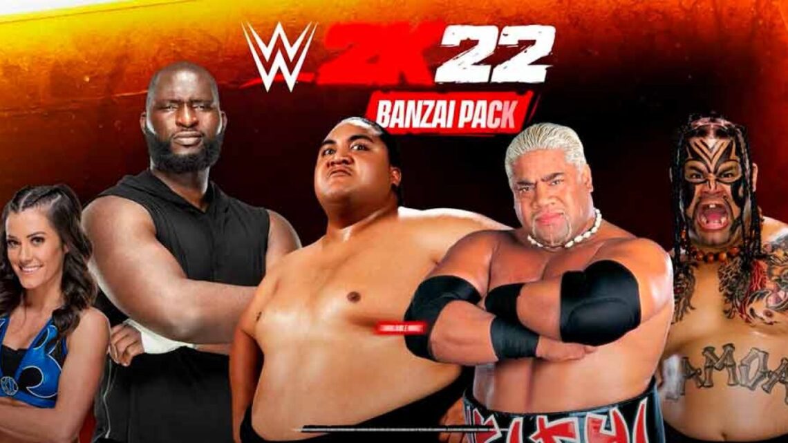 El Pack Banzai llega hoy a WWE 2K22
