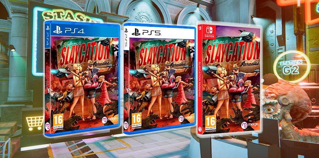 Slaycation Paradise llegará el 2 de septiembre en formato físico para PS4, PS5 y Switch