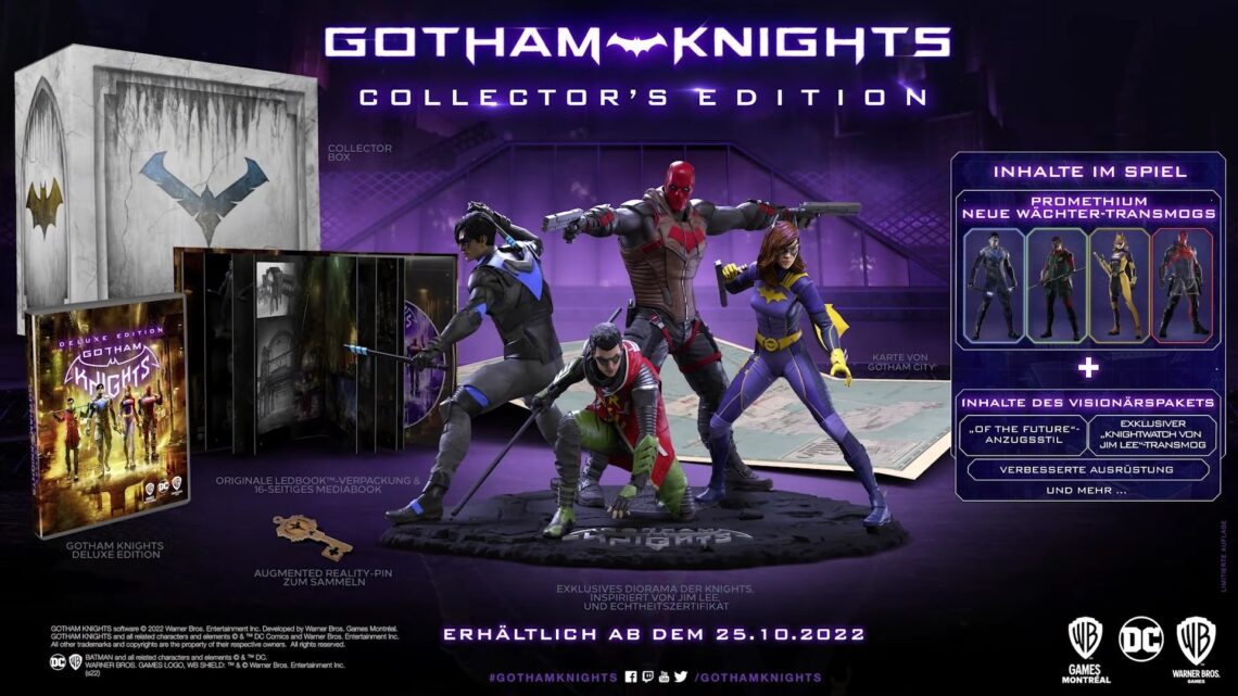 Descubre la impresionante edición coleccionista de Gotham Knights