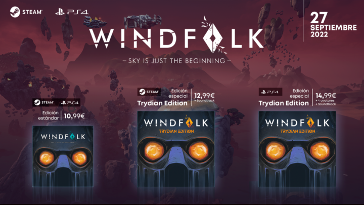 Desveladas las nuevas ediciones de Windfolk: Sky is just the beginning, disponibles a partir del 27 de septiembre