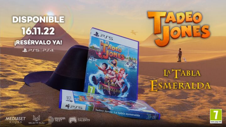 Tadeo Jones 3: La Tabla Esmeralda se lanzará el 16 de noviembre a PS5, PS4 y PC