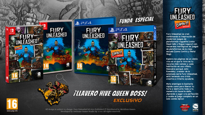 Fury Unleashed ya está disponible en formato físico para PlayStation 4 y Nintendo Switch