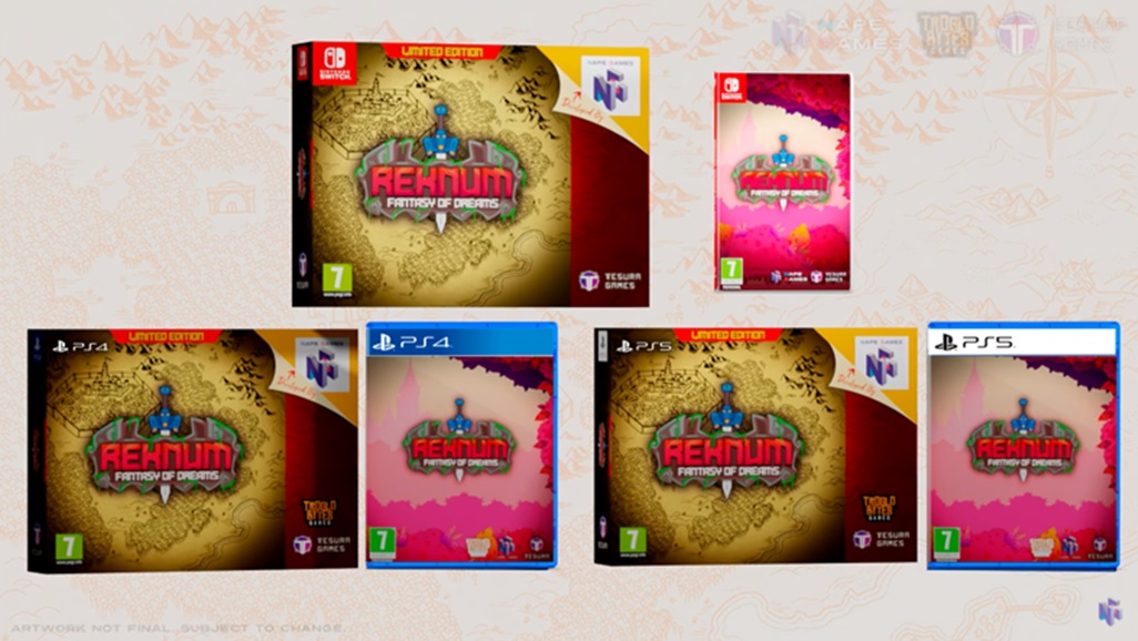 Reknum Fantasy of Dreams estrena nuevotráiler y llegará en formato físico a PS5, PS4 y Switch