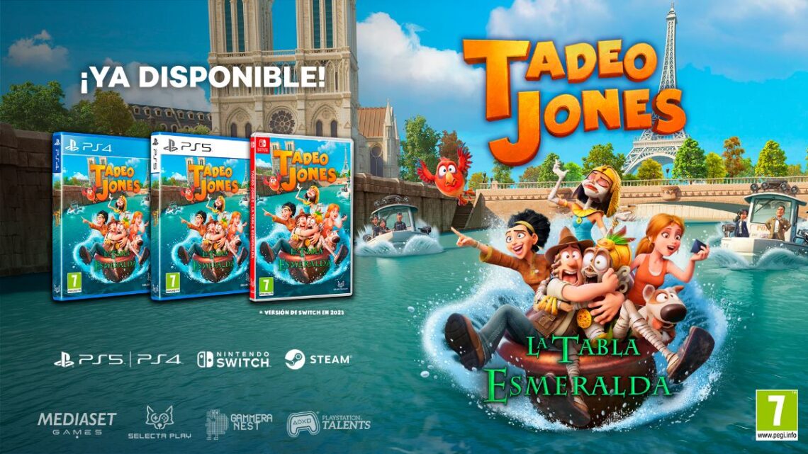 Tadeo Jones: La Tabla Esmeralda ya se encuentra disponible para PS4, PS5 y Steam