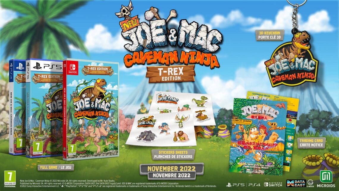 New Joe&Mac : Caveman Ninja ya está disponible en formato físico para Nintendo Switch y PlayStation