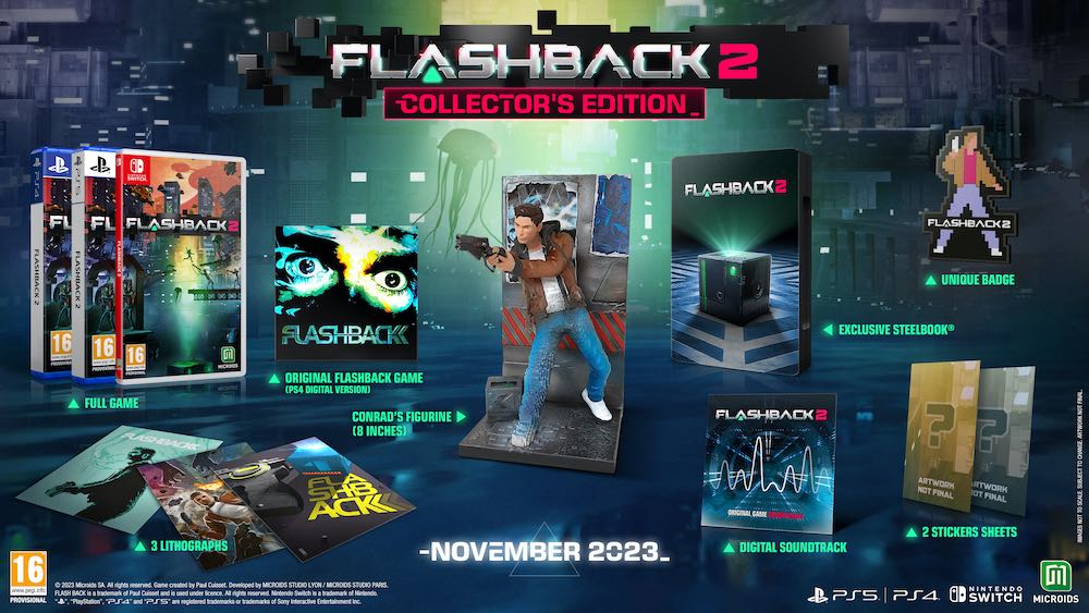 Flashback 2 desvela sus ediciones limitada y coleccionista para consolas