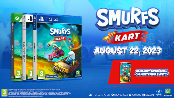 Smurfs​​​​​​​ Karts llegará en formato físico para PlayStation y Xbox