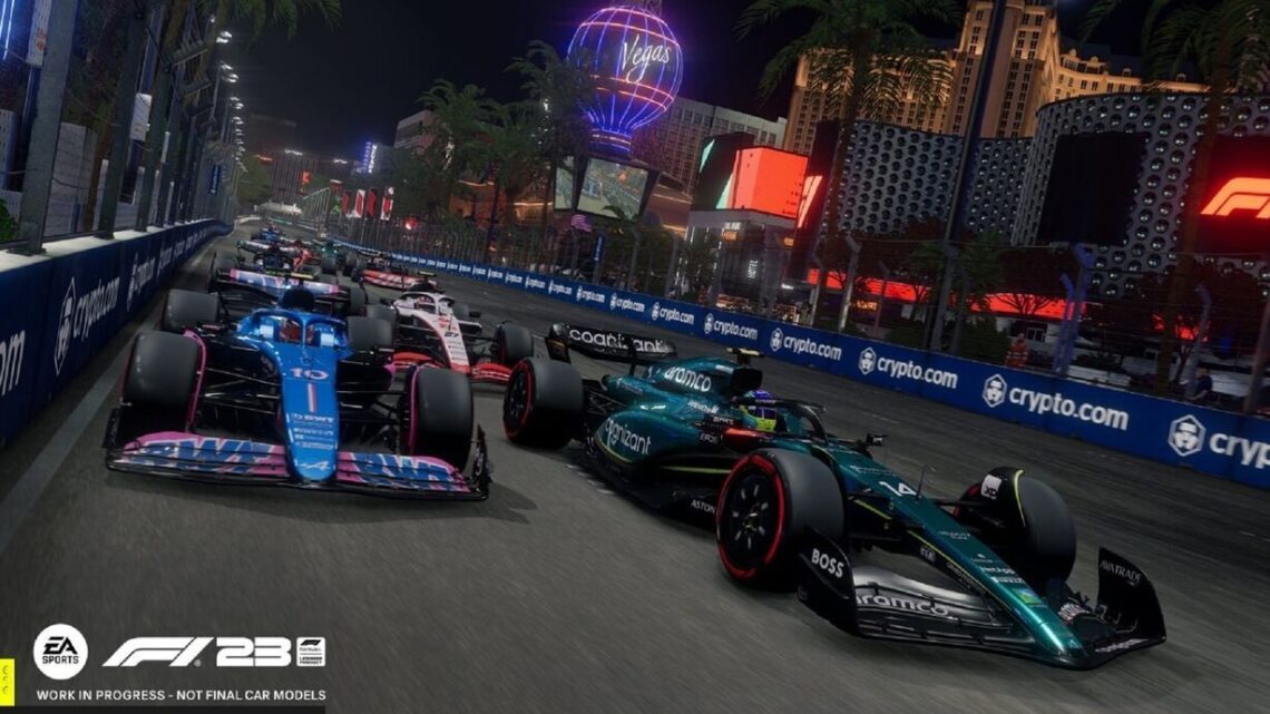 F1 23 estrena gameplay del nuevo circuito de Las Vegas