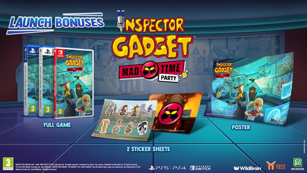 Inspector Gadget revela el contenido de sus ediciones físicas para PlayStation y Nintendo Switch