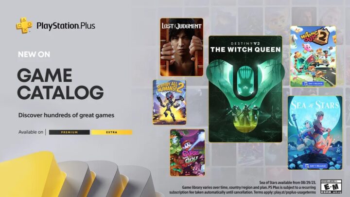 Ya disponibles los juegos de agosto de PlayStation Plus Extra y Premium