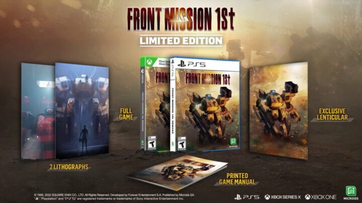 Anunciada una edición física limitada de FRONT MISSION 1st: Remake para Xbox Series y PS5