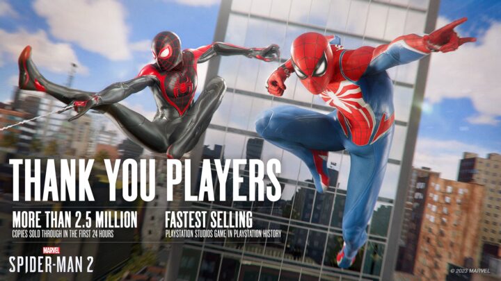 Marvel’s Spider-Man 2 vende 2.5 millones de copias en las primeras 24 horas