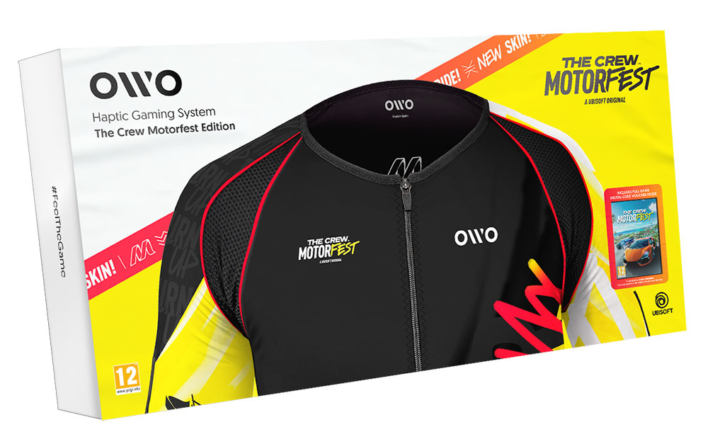 OWO Haptic Gaming Suit x The Crew Motorfest promete ofrecer sensaciones realistas en las carreras cuando esté disponible a finales del año