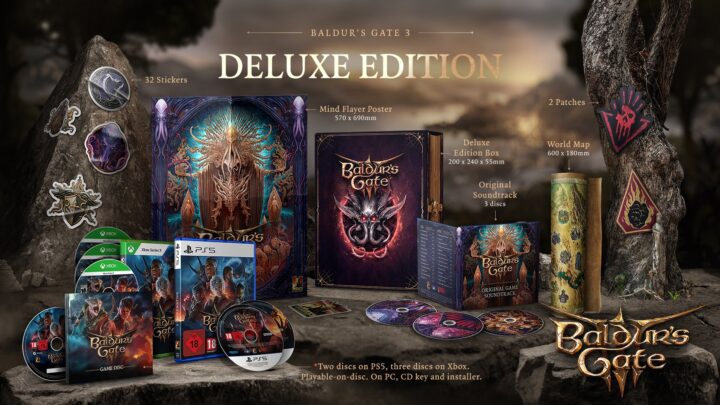 Anunciada la edición física deluxe de Baldur’s Gate III para PS5, Xbox Series X y PC