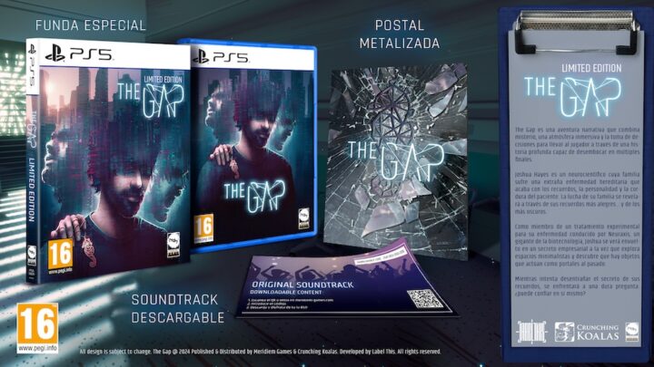 The Gap – Limited Edition tendrá una edición física para PS5