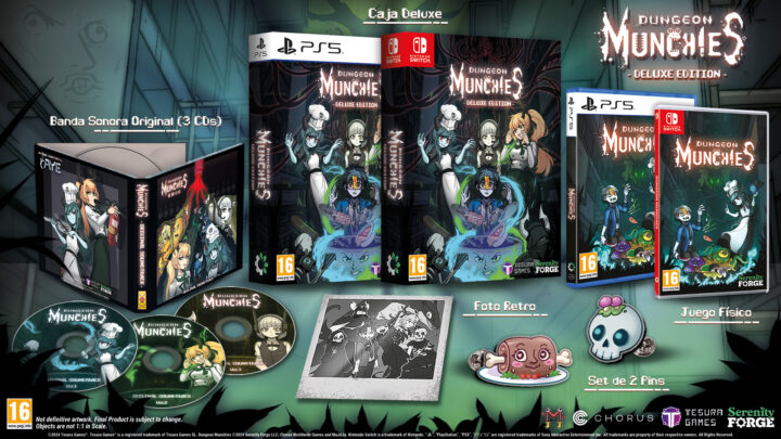 Tesura Games anuncia las ediciones físicas de Dungeon Munchies para PS5 y Switch