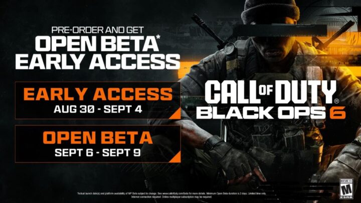 Confirmadas las fechas para las BETAs de Call of Duty: Black Ops 6